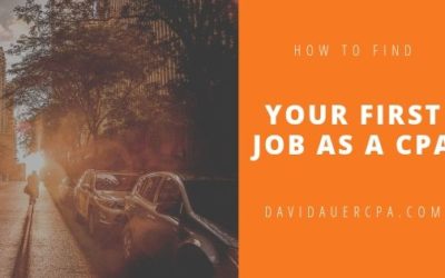 How to Find Your First Job as a CPA