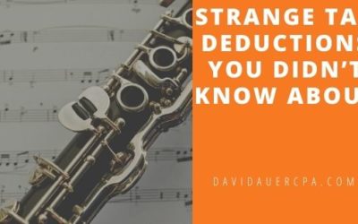 Strange Tax Deductions You Didn’t Know About